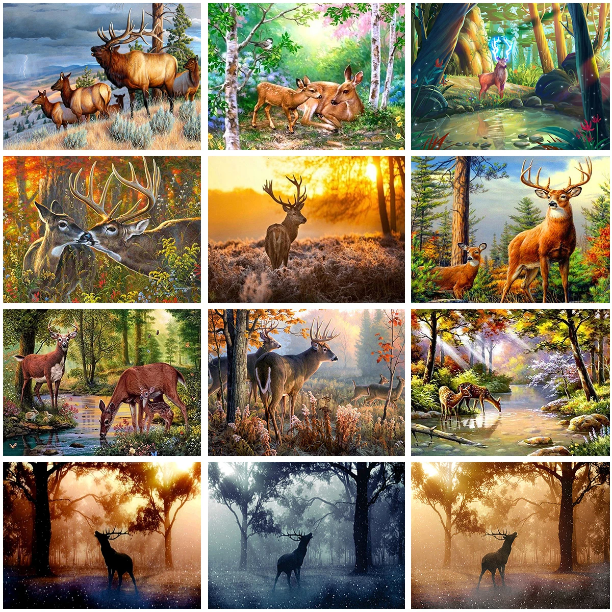 5D Full Diamond Painting Diy Diamond Embroidery Deer Animal Cross Stitch Mosaic Home Decoration Picture New Year Gift
5D Full Diamond Painting Diy Diamond Embroidery Deer Animal Cross Stitch Mosaic Home Decoration Picture New Year Gift