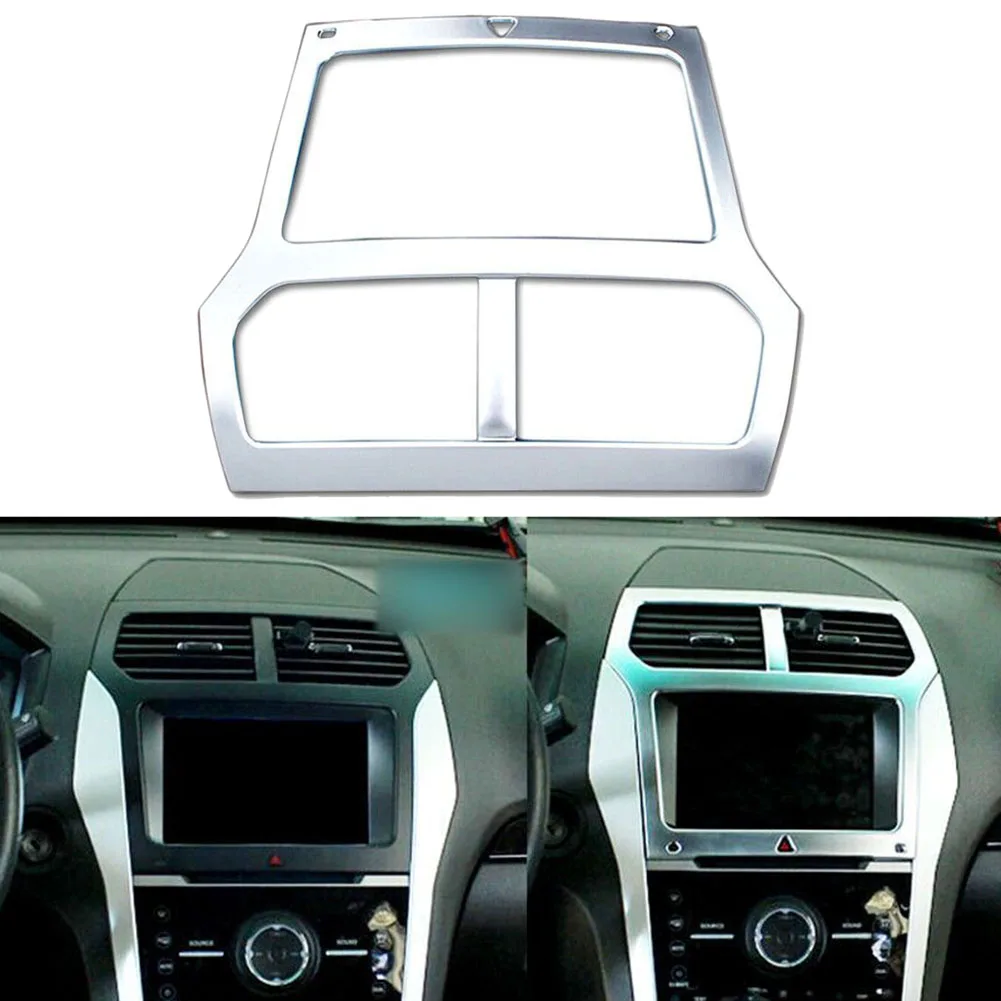 Car Interior Dashboard Console Navigation Cover Trim For Ford Explorer 2011-2015 Abs Matte Chrome Plastic Center Console Trim
Car Interior Dashboard Console Navigation Cover Trim For Ford Explorer 2011-2015 Abs Matte Chrome Plastic Center Console Trim