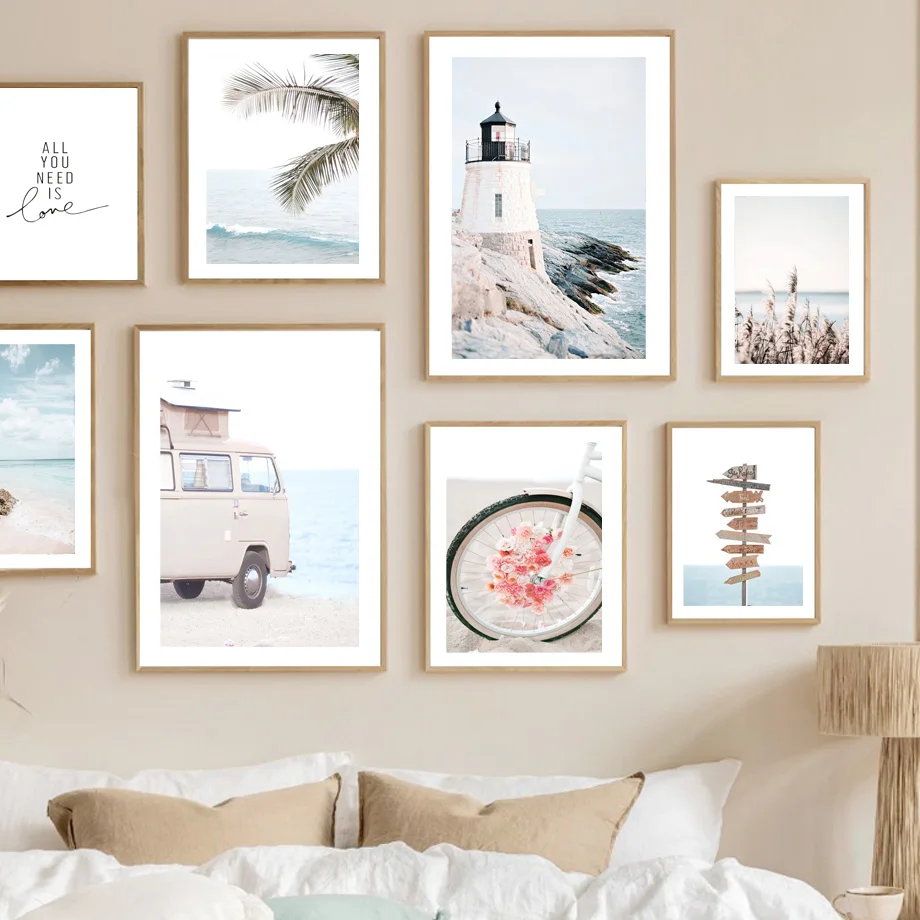 Lighthouse Reed Beach Sea Palm Bike Landscape Wall Art Canvas Painting Nordic Posters And Prints Pictures For Living Room Decor
Lighthouse Reed Beach Sea Palm Bike Landscape Wall Art Canvas Painting Nordic Posters And Prints Pictures For Living Room Decor
