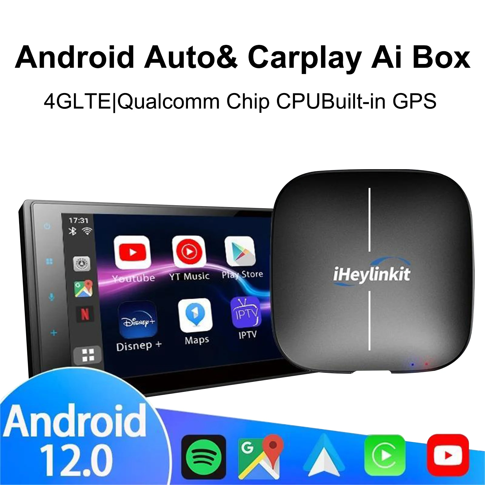 32G Android 12,0 CarPlay, мультимедийный видеоплеер, беспроводной Carplay, беспроводной Android авто, YouTube, Netflix, скачать приложение
32G Android 12,0 CarPlay, мультимедийный видеоплеер, беспроводной Carplay, беспроводной Android авто, YouTube, Netflix, скачать приложение