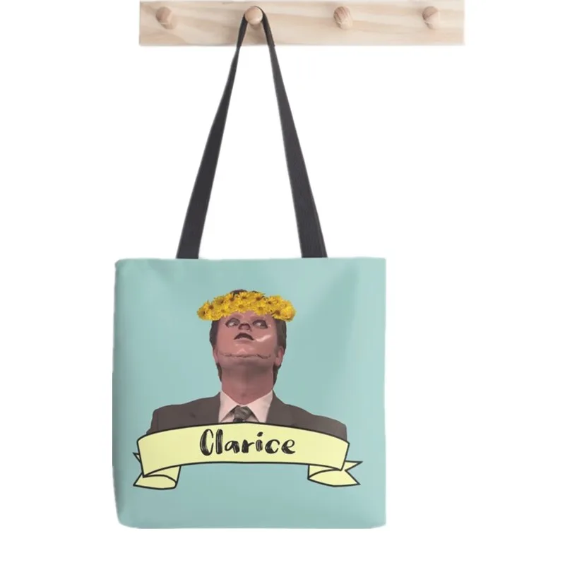 Women Shopper bag The office tv show Dwight Clarice Bag Harajuku Shopping Canvas Shopper Bag girl handbag Tote Shoulder Lady Bag
Women Shopper bag The office tv show Dwight Clarice Bag Harajuku Shopping Canvas Shopper Bag girl handbag Tote Shoulder Lady Bag