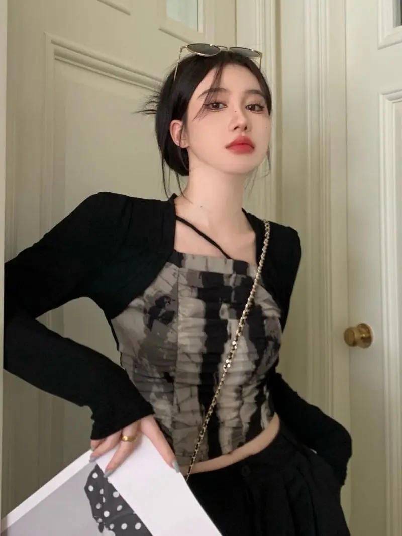 2023 New Women Long Sleeve Square Neck T-Shirt Spring and Autumn New Spliced Slim Casual Top Girl Bottom Hot Sale Shirts T494
2023 New Women Long Sleeve Square Neck T-Shirt Spring and Autumn New Spliced Slim Casual Top Girl Bottom Hot Sale Shirts T494