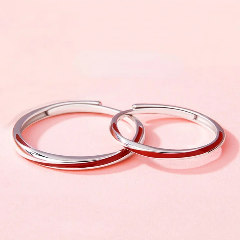 Couple Ring Sterling Silver Pair of Niche Design Jewelry Opening Adjustable Pair Ring Engagement Rings for Women
Couple Ring Sterling Silver Pair of Niche Design Jewelry Opening Adjustable Pair Ring Engagement Rings for Women
