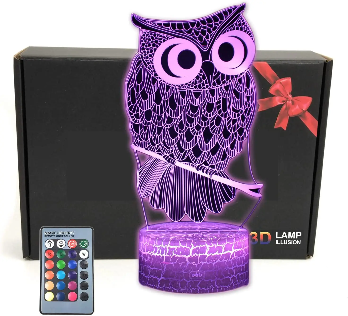 3D Led Lamp Owl Night Light Table Desk Lights Decoration Bedroom Toys for Kids Boys Holiday Birthday Christmas Gifts
3D Led Lamp Owl Night Light Table Desk Lights Decoration Bedroom Toys for Kids Boys Holiday Birthday Christmas Gifts