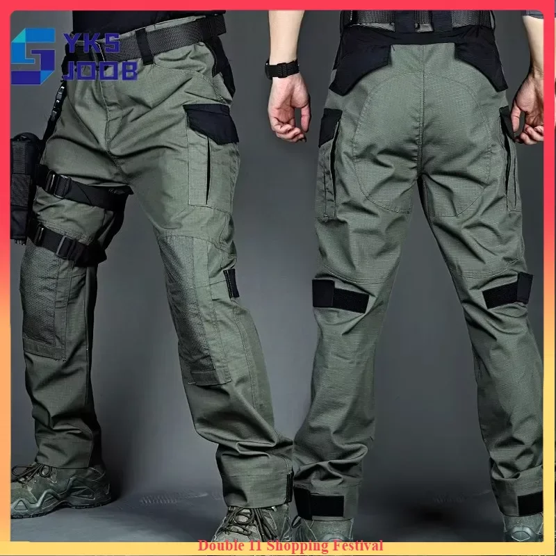 Elastic Tactical Hiking Pants Mens Multi-pocket Patchwork Camping Trousers Outdoor Waterbreak Climbing Treking Cargo Pant Autumn
Elastic Tactical Hiking Pants Mens Multi-pocket Patchwork Camping Trousers Outdoor Waterbreak Climbing Treking Cargo Pant Autumn