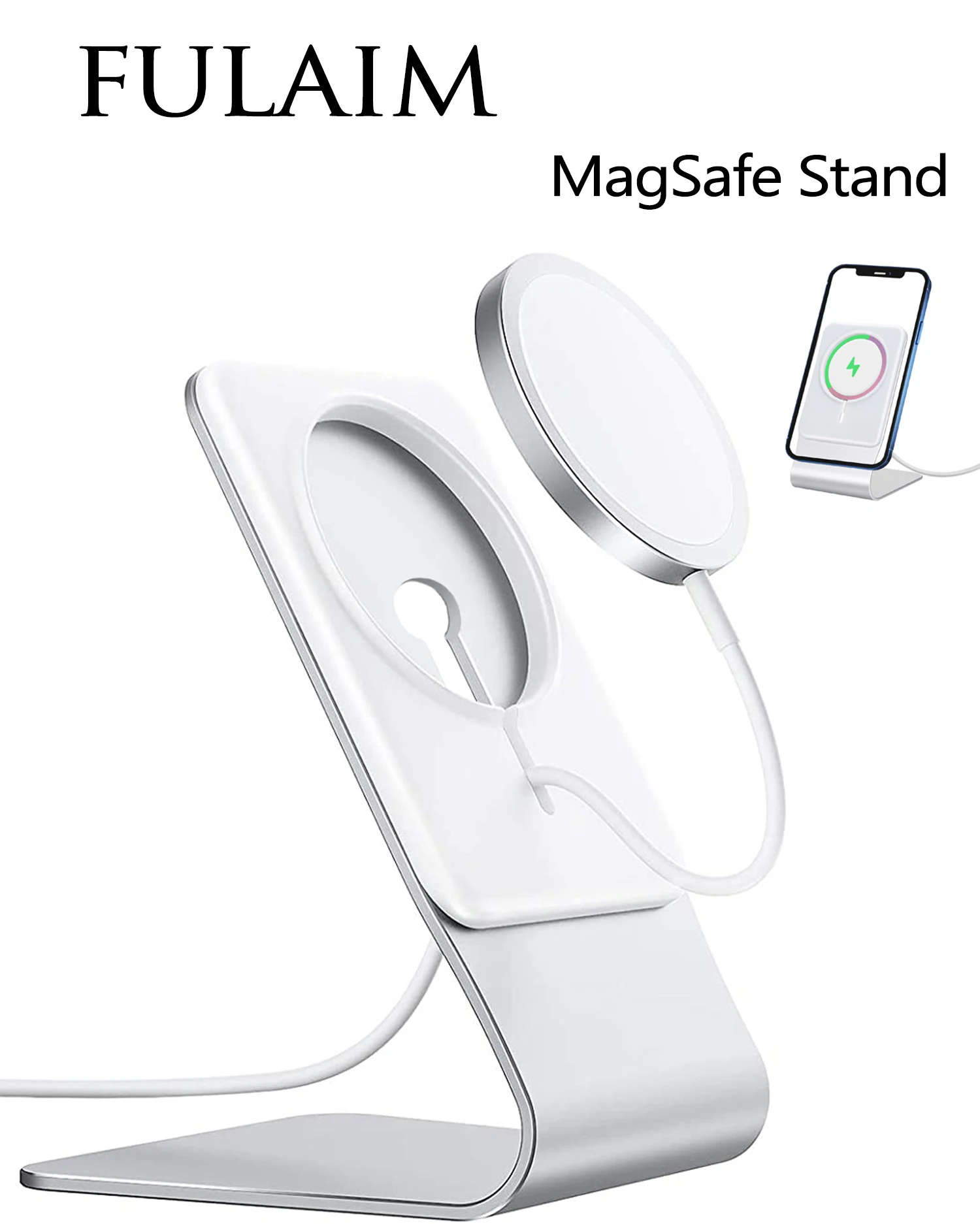 Новый держатель для телефона для зарядного устройства MagSafe, совместим с iPhone 14/13/12, 14/13/12 Pro, 14/13/12 Pro Max, 13/12 Mini, настольная подставка
Новый держатель для телефона для зарядного устройства MagSafe, совместим с iPhone 14/13/12, 14/13/12 Pro, 14/13/12 Pro Max, 13/12 Mini, настольная подставка