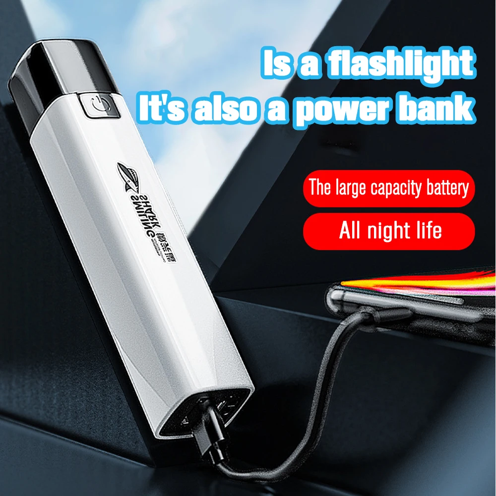 Flashlight Outdoor Portable Lighting Flashlight Bright For Home Camping Equipment USB Rechargeable Waterproof Flashlight
Flashlight Outdoor Portable Lighting Flashlight Bright For Home Camping Equipment USB Rechargeable Waterproof Flashlight