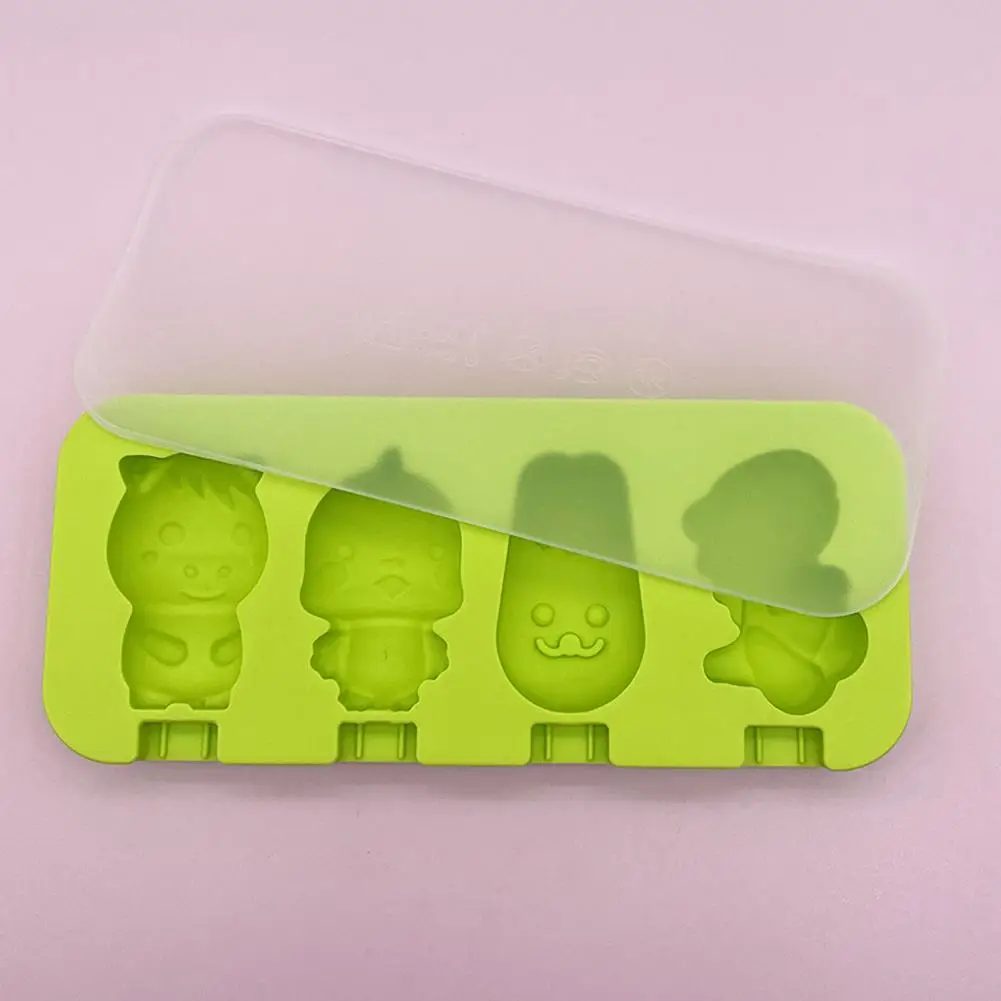 Ice Cream Mold 4 Cavity Animal Shape DIY Silicone Homemade Bunny Piggy Popsicle Mold Kitchen Accessories
Ice Cream Mold 4 Cavity Animal Shape DIY Silicone Homemade Bunny Piggy Popsicle Mold Kitchen Accessories
