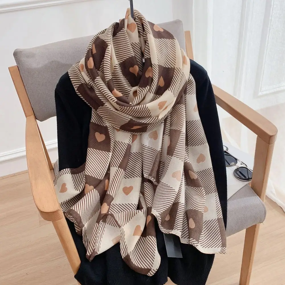 Lightweight Long Scarf Smooth Surface Windproof Breathable Clothing Matching Plaid Pattern Scarf
Lightweight Long Scarf Smooth Surface Windproof Breathable Clothing Matching Plaid Pattern Scarf