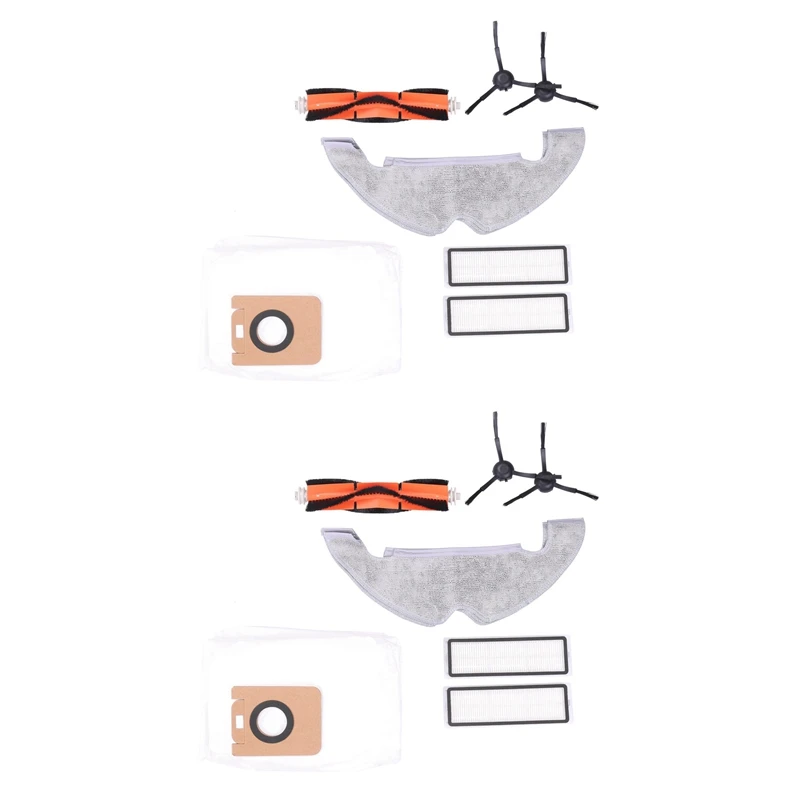 2X For Dreame L10PLUS/Z10 PRO Robot Vacuum Cleaner Spare Parts Dust Bag HEPA Filter Side Brush Main Brush Mop Cloths
2X For Dreame L10PLUS/Z10 PRO Robot Vacuum Cleaner Spare Parts Dust Bag HEPA Filter Side Brush Main Brush Mop Cloths