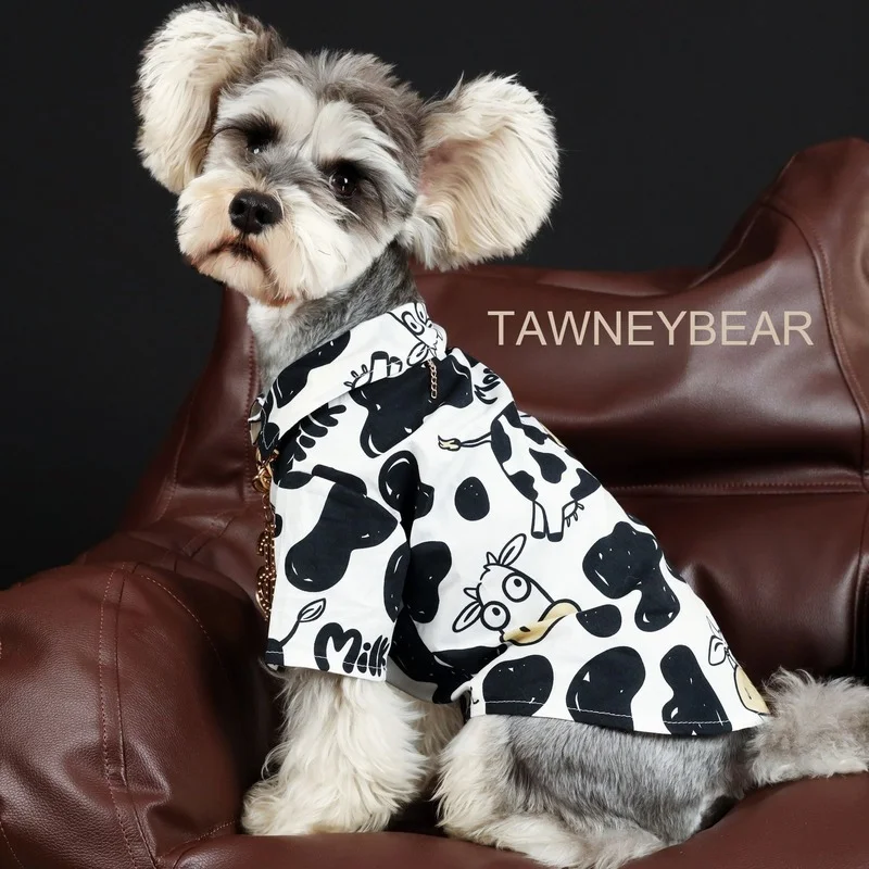 Pet Clothes Spring and Summer Puppy Clothes Thin Holiday Cow Shirt Suitable for Small and Medium Pet French Bulldog Yorkshire
Pet Clothes Spring and Summer Puppy Clothes Thin Holiday Cow Shirt Suitable for Small and Medium Pet French Bulldog Yorkshire