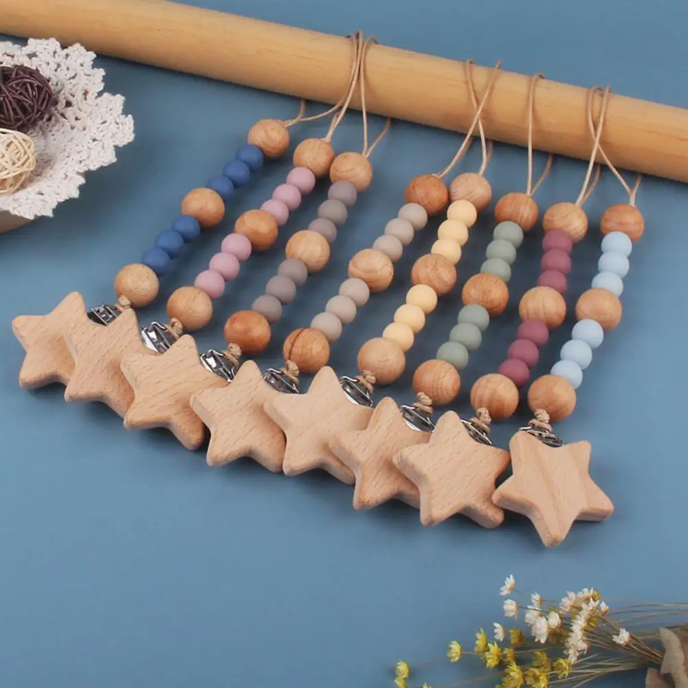 Pacifier Holder Food Grade Soothing Star Pendant Comfortable to Grip Baby Pacifier Toy Clip Kids Toy
Pacifier Holder Food Grade Soothing Star Pendant Comfortable to Grip Baby Pacifier Toy Clip Kids Toy