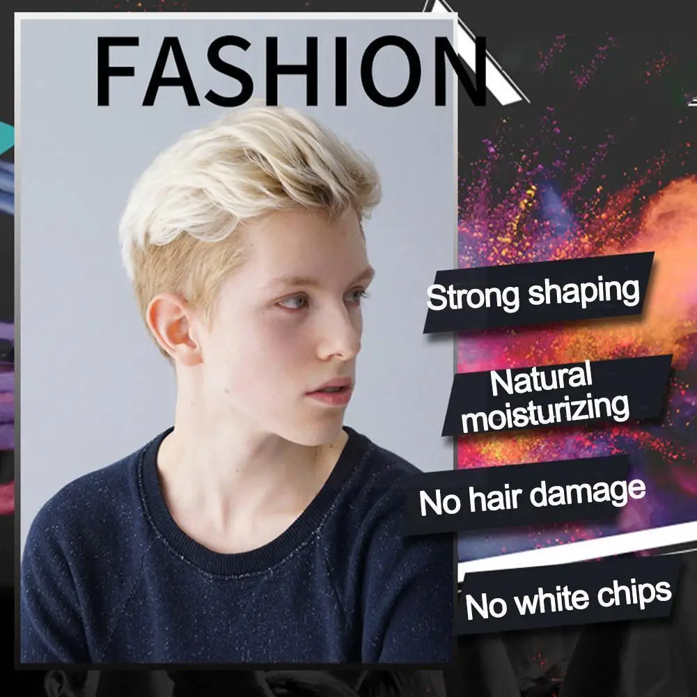 Водорастворимый воск для укладки волос, яркая помада для волос, инструмент для восстановления укладки волос, мужской воск G4B4
Водорастворимый воск для укладки волос, яркая помада для волос, инструмент для восстановления укладки волос, мужской воск G4B4