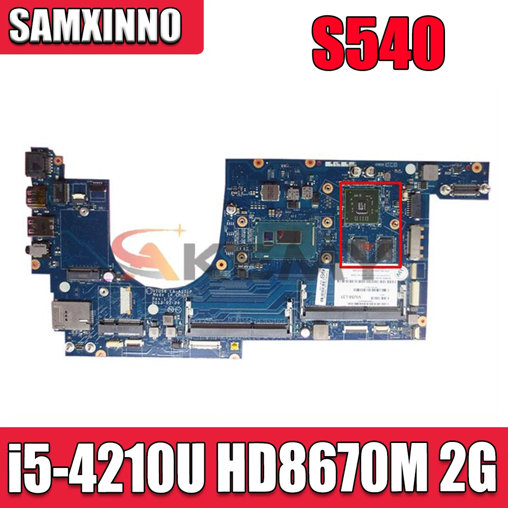 LA-A171P для Lenovo Thinkpad S540 материнская плата для ноутбука CPU i5 -4210U GPU HD8670M 2G DDR3 100% работает
LA-A171P для Lenovo Thinkpad S540 материнская плата для ноутбука CPU i5 -4210U GPU HD8670M 2G DDR3 100% работает