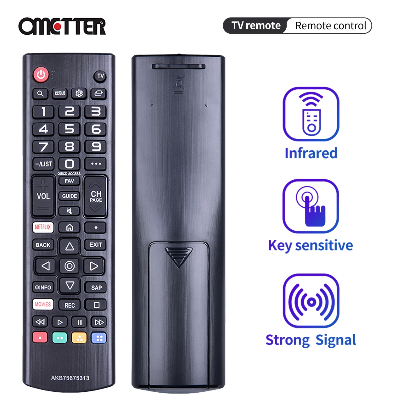 New AKB75675313 Suitable for TV Remote Control 43UN7300PUF 43UN7300PUC 43UN7300AUD
New AKB75675313 Suitable for TV Remote Control 43UN7300PUF 43UN7300PUC 43UN7300AUD