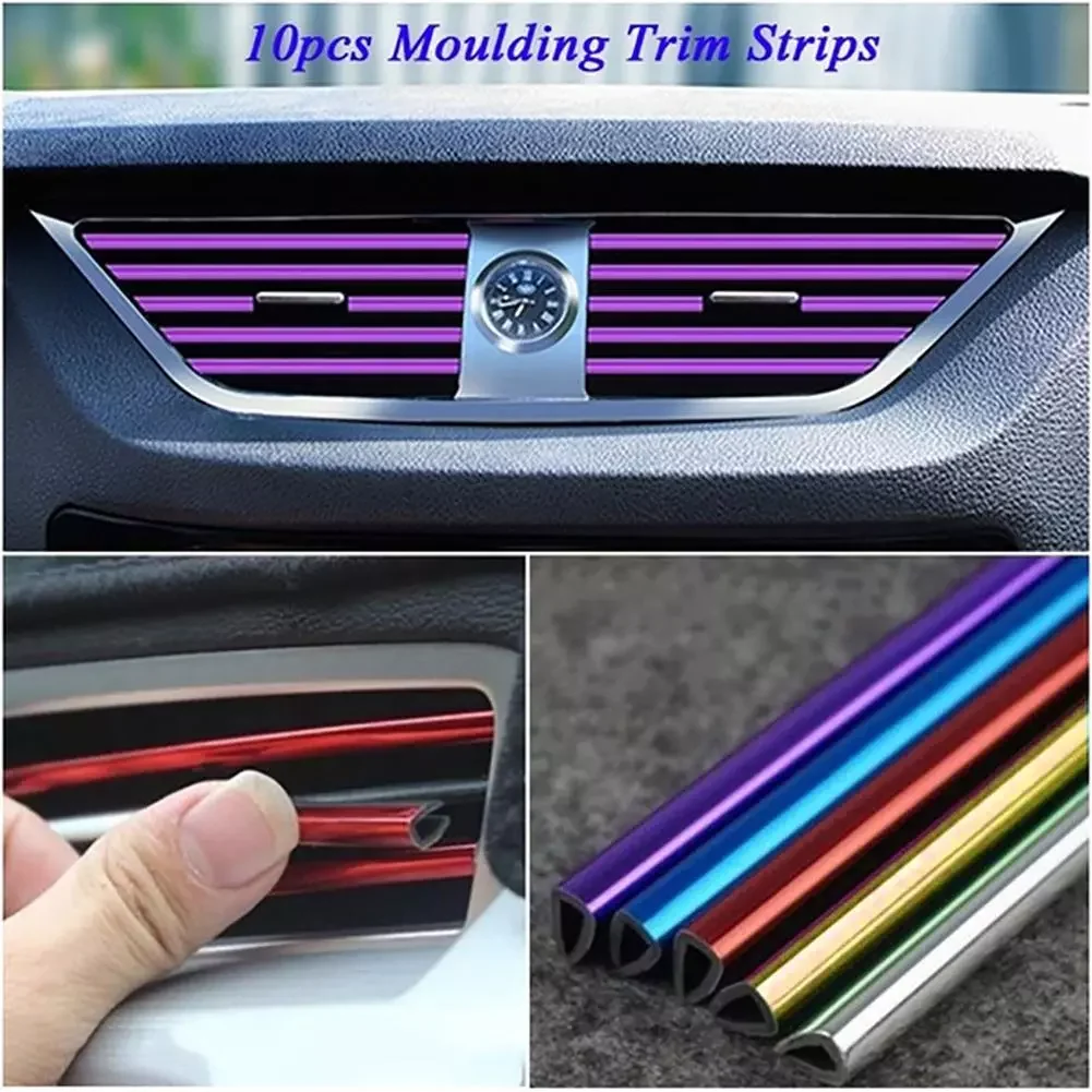 20cm Universal Car Air Conditioner Outlet Decorative U Shape Moulding Trim Strips Decor Car Styling Accessories
20cm Universal Car Air Conditioner Outlet Decorative U Shape Moulding Trim Strips Decor Car Styling Accessories