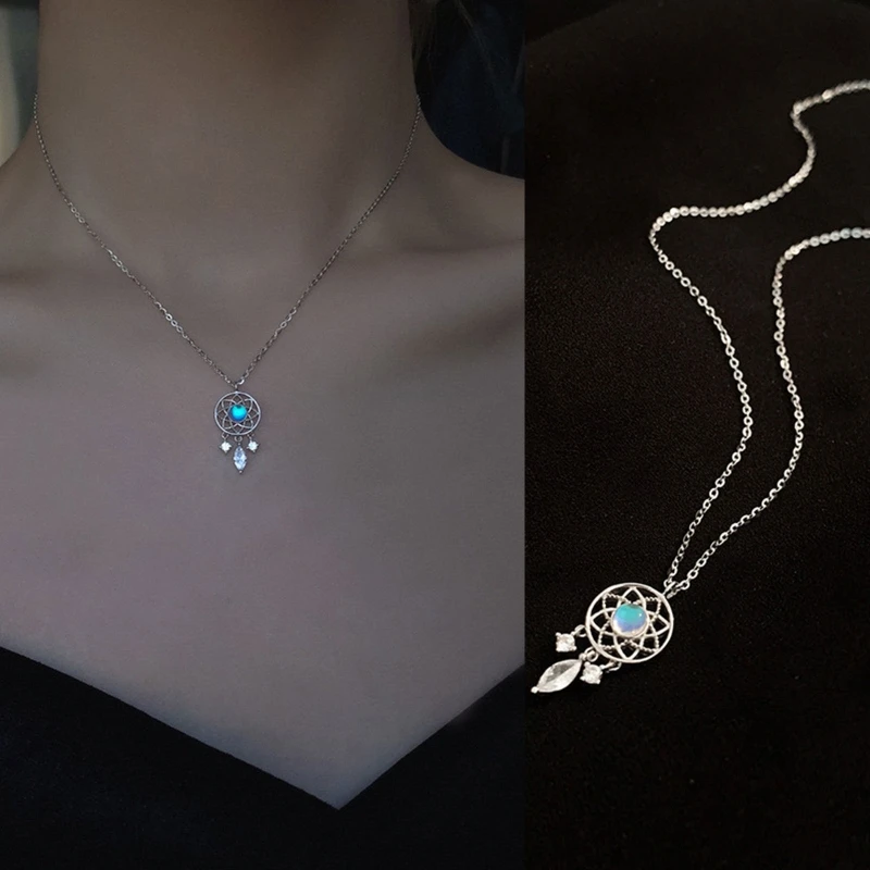 Round Crystals Necklaces Dreamcatcher Necklace for Women Girls Silver Color Crystal Pendant Necklace Trendy Jewelry
Round Crystals Necklaces Dreamcatcher Necklace for Women Girls Silver Color Crystal Pendant Necklace Trendy Jewelry