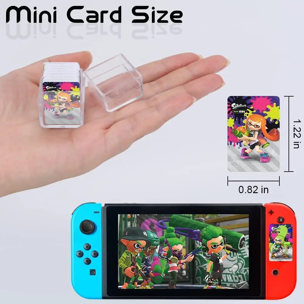 Мини-бирки для игры Amiibo Splatoon 3 2 1, 17 шт., новейшие бирки с узором, NFC мини-карта для игры Amiibo, Подарочная коробка для коммутатора NS 3DS
Мини-бирки для игры Amiibo Splatoon 3 2 1, 17 шт., новейшие бирки с узором, NFC мини-карта для игры Amiibo, Подарочная коробка для коммутатора NS 3DS
