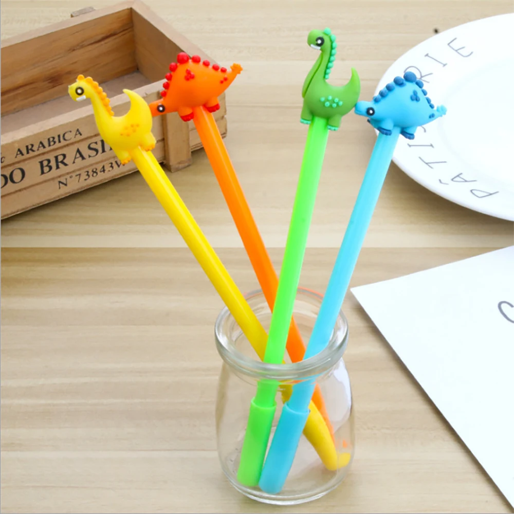 3pcs/lot Kawaii Little Dinosaur Soft Silicone Gel Pen Ink Marker Pen School Office Writing Supply Stationery Cute Things
3pcs/lot Kawaii Little Dinosaur Soft Silicone Gel Pen Ink Marker Pen School Office Writing Supply Stationery Cute Things