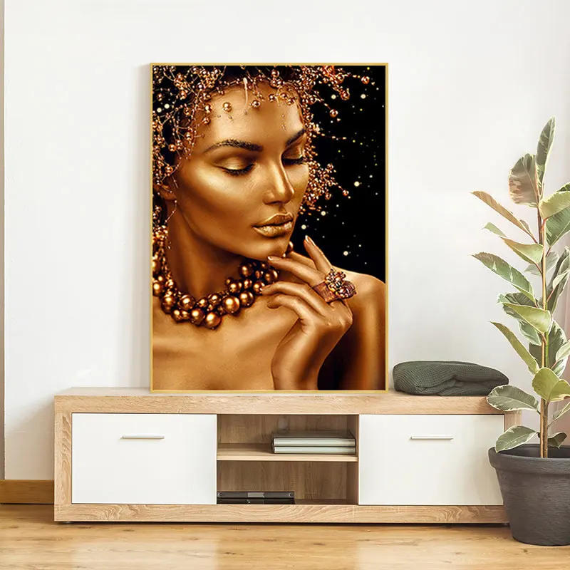 Modern Abstract Gold Dust Beauty Poster Prints Nordic Gold Jewelry Woman Canvas Painting Living Room Home Decor Wall Art Picture
Modern Abstract Gold Dust Beauty Poster Prints Nordic Gold Jewelry Woman Canvas Painting Living Room Home Decor Wall Art Picture