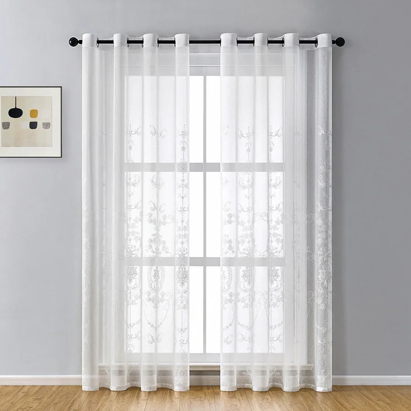 Pure White Tulle curtain for living room bedroom decoration white salon and sheer wedding decoration
Pure White Tulle curtain for living room bedroom decoration white salon and sheer wedding decoration