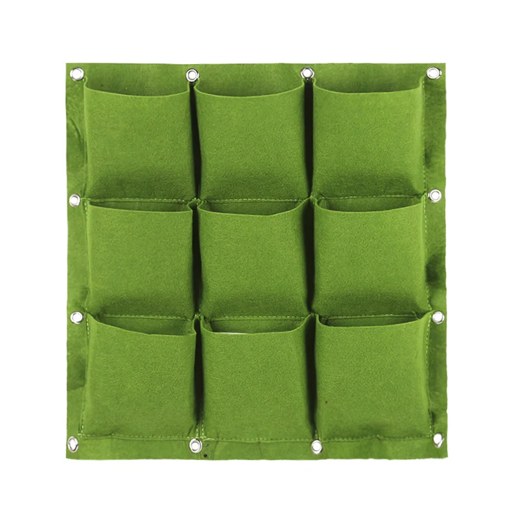 9 Pockets Vertical Wall Hanging Planting Bags Garden Planter Non-woven Fabrics Pockets Grow Bags Flowerpot Balcony Decoration
9 Pockets Vertical Wall Hanging Planting Bags Garden Planter Non-woven Fabrics Pockets Grow Bags Flowerpot Balcony Decoration