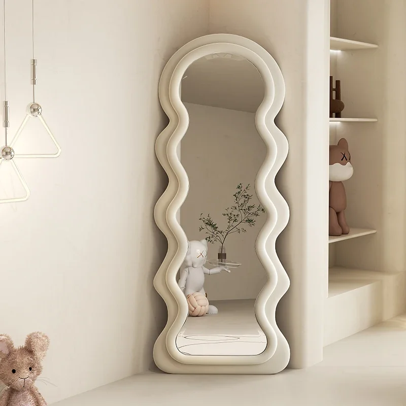 House Wall Mirror Aesthetic Bedroom Cute Nordic Mirror Living Room Wavy Decoration Chambre Home Decoration Accessories LQQ30XP
House Wall Mirror Aesthetic Bedroom Cute Nordic Mirror Living Room Wavy Decoration Chambre Home Decoration Accessories LQQ30XP
