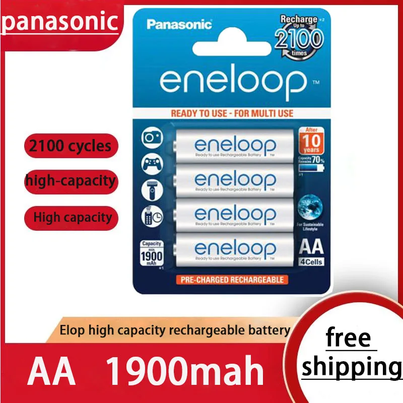 Новинка Panasonic Eneloop 2100 мАч AA 1,2 в ni-mh перезаряжаемые батареи для электрических игрушек фонарик камера Предварительно заряженный аккумулятор
Новинка Panasonic Eneloop 2100 мАч AA 1,2 в ni-mh перезаряжаемые батареи для электрических игрушек фонарик камера Предварительно заряженный аккумулятор