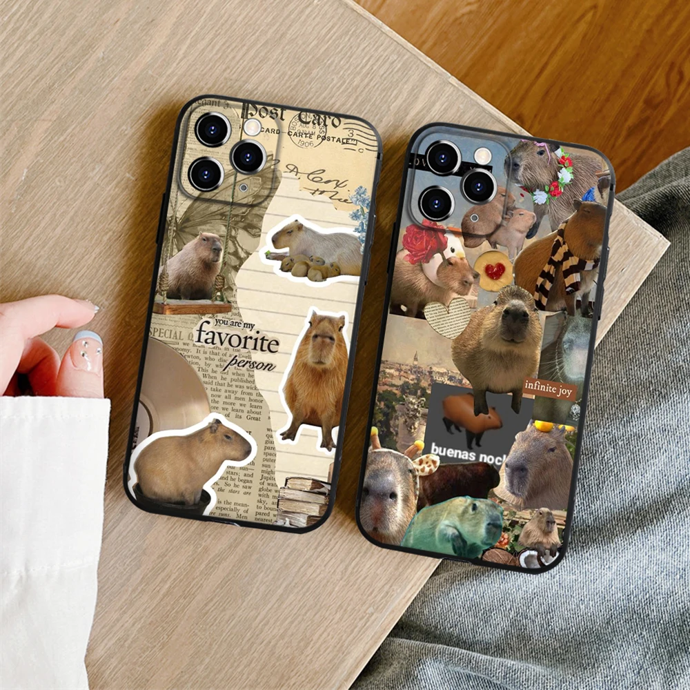 FOR IPhone 14 Animal Funny Capybara Bling Cute Soft Case for Iphone 14 11 12 Pro 8 7 Plus X 13 Pro MAX SE2020 XR XS Soft Covers
FOR IPhone 14 Animal Funny Capybara Bling Cute Soft Case for Iphone 14 11 12 Pro 8 7 Plus X 13 Pro MAX SE2020 XR XS Soft Covers