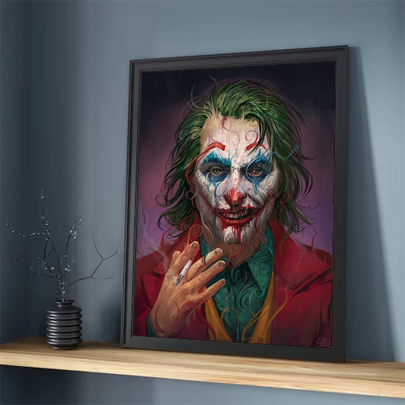 Posters for Wall Decor Clown Painting on Canvas Wall Art Bedroom Decoration Decorative Pictures for Living Room Home Accessory
Posters for Wall Decor Clown Painting on Canvas Wall Art Bedroom Decoration Decorative Pictures for Living Room Home Accessory