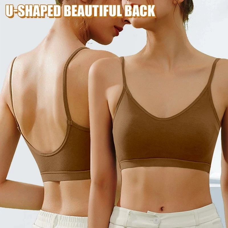 Solid Sports Bra Sexy Low Back Top Backless Bra Women Seamless Bralette Comfort Bralet Lingerie Wireless Brassiere Underwear
Solid Sports Bra Sexy Low Back Top Backless Bra Women Seamless Bralette Comfort Bralet Lingerie Wireless Brassiere Underwear