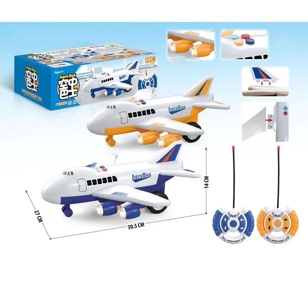 Remote Control Four-channel Large Plane Story-telling Steering Wheel Rc Plane For Kids Birthday Gifts ( Random Color )
Remote Control Four-channel Large Plane Story-telling Steering Wheel Rc Plane For Kids Birthday Gifts ( Random Color )