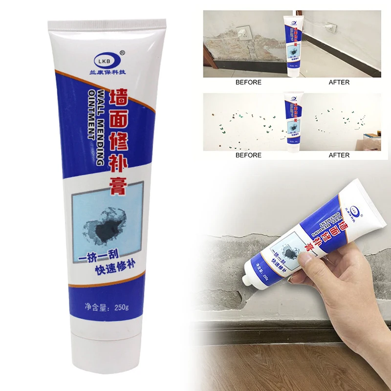 

Universal Wall Mending Ointment Grouts Beautiful Sealant For Walls Peeling Graffiti Gap Repair Cream Construction Tool 250g