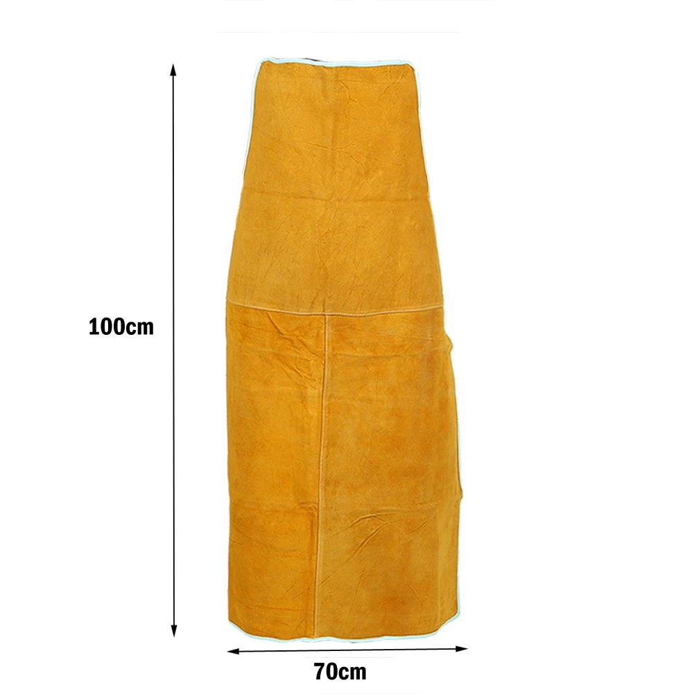 Cowhide Leather Welder Apron Work Safety Workwear Glaziers Blacksmith Apron Electric Welding Safety Clothing (color Random)
Cowhide Leather Welder Apron Work Safety Workwear Glaziers Blacksmith Apron Electric Welding Safety Clothing (color Random)