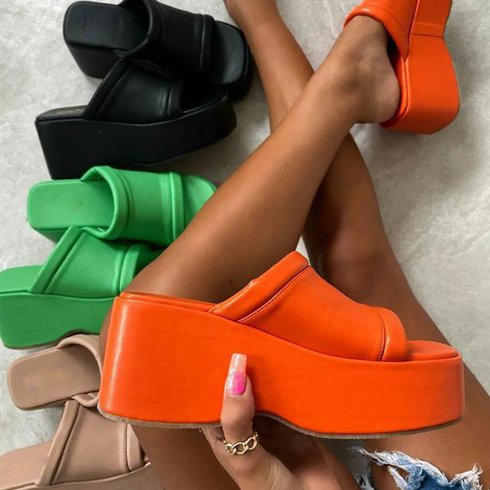 Chunky Platform Woman Mules Shoes Sandals Brand New 2022 Summer High Platform Slipper Woman Shoes Fashion Sandals Walking Comfy
Chunky Platform Woman Mules Shoes Sandals Brand New 2022 Summer High Platform Slipper Woman Shoes Fashion Sandals Walking Comfy