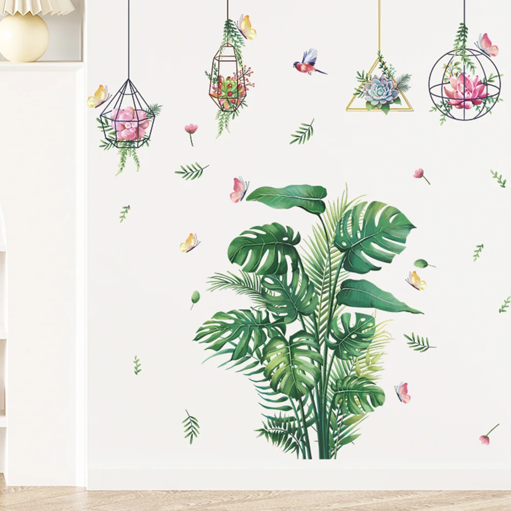 1 Sheet Tropical Wallpaper Wall Mural Decal Peel And Stick Wall Murals Wall Decor Plants and Bird Decal
1 Sheet Tropical Wallpaper Wall Mural Decal Peel And Stick Wall Murals Wall Decor Plants and Bird Decal