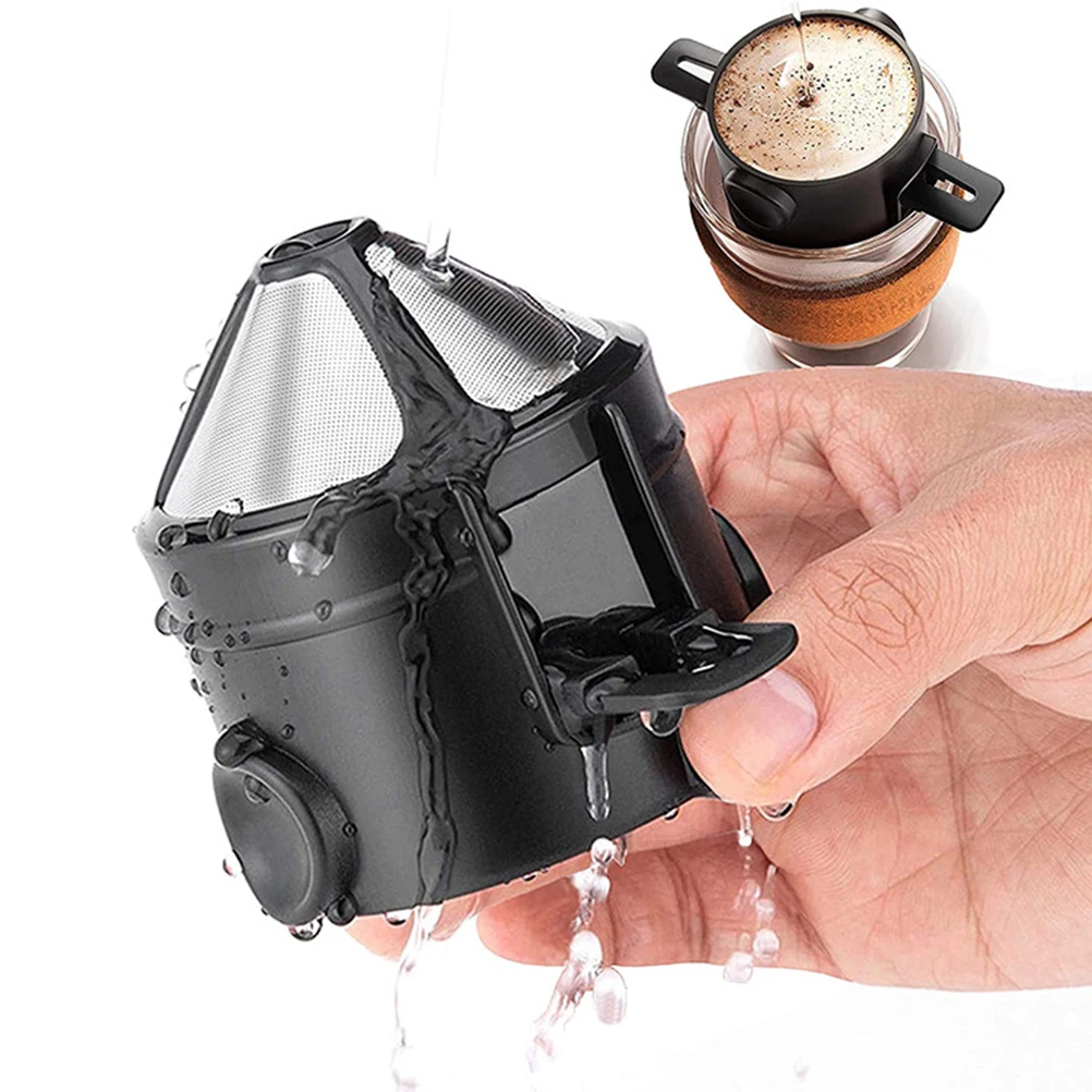 Portable Coffee and Tea Filter Folding Stainless Steel Coffee Dripper Filter Arms Pour Over Coffee Maker for Home Office
Portable Coffee and Tea Filter Folding Stainless Steel Coffee Dripper Filter Arms Pour Over Coffee Maker for Home Office