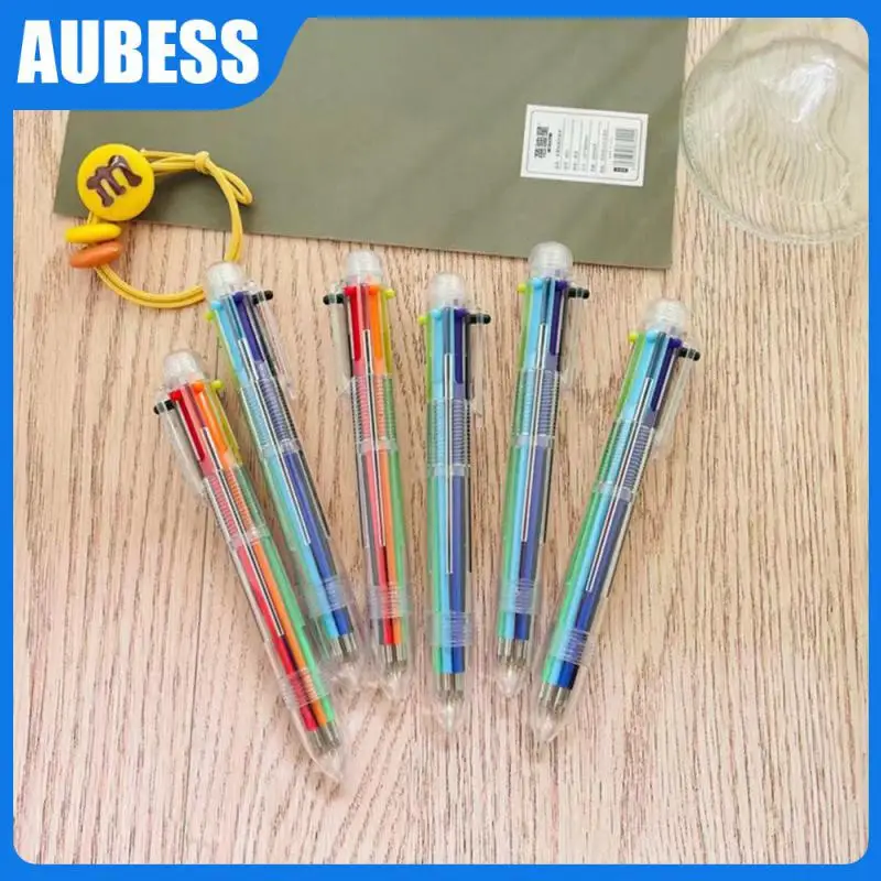 Transparent Appearance 6-color Creative Stationery Quick Drying Pen Water Colored Stationery Smooth Writing Free Color Switching
Transparent Appearance 6-color Creative Stationery Quick Drying Pen Water Colored Stationery Smooth Writing Free Color Switching