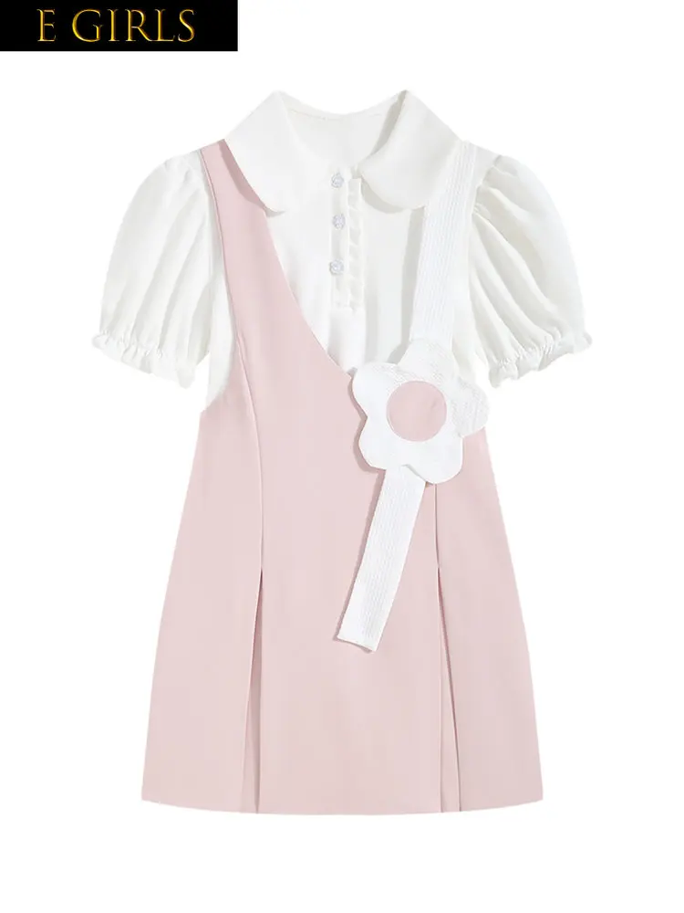 Женский комплект платья на бретелях-спагетти, розовый однотонный комплект из 2 предметов и топ с коротким рукавом в стиле Питера Пэна, милый корейский стиль, весна 2023
Женский комплект платья на бретелях-спагетти, розовый однотонный комплект из 2 предметов и топ с коротким рукавом в стиле Питера Пэна, милый корейский стиль, весна 2023