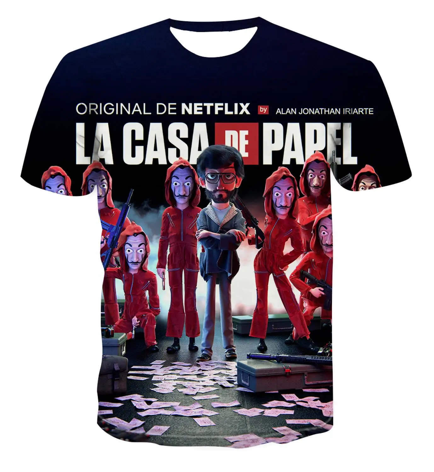 La Casa De Papel T Shirt 3D Print 2022 pattern men T-shirt summer fashion short-sleeved round neck top retro shirt streetwear
La Casa De Papel T Shirt 3D Print 2022 pattern men T-shirt summer fashion short-sleeved round neck top retro shirt streetwear