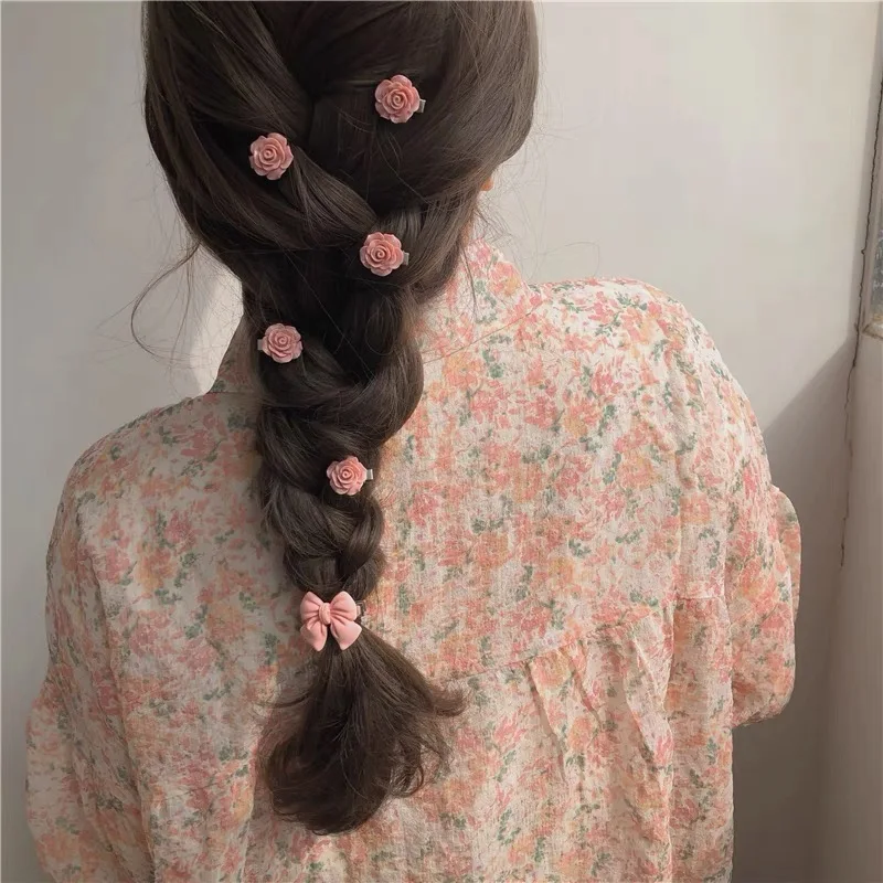 5PCS/Set Pink Hair Clip Bow Peach Camellia Heart Clip Hair Claws Accessories Headdress
5PCS/Set Pink Hair Clip Bow Peach Camellia Heart Clip Hair Claws Accessories Headdress