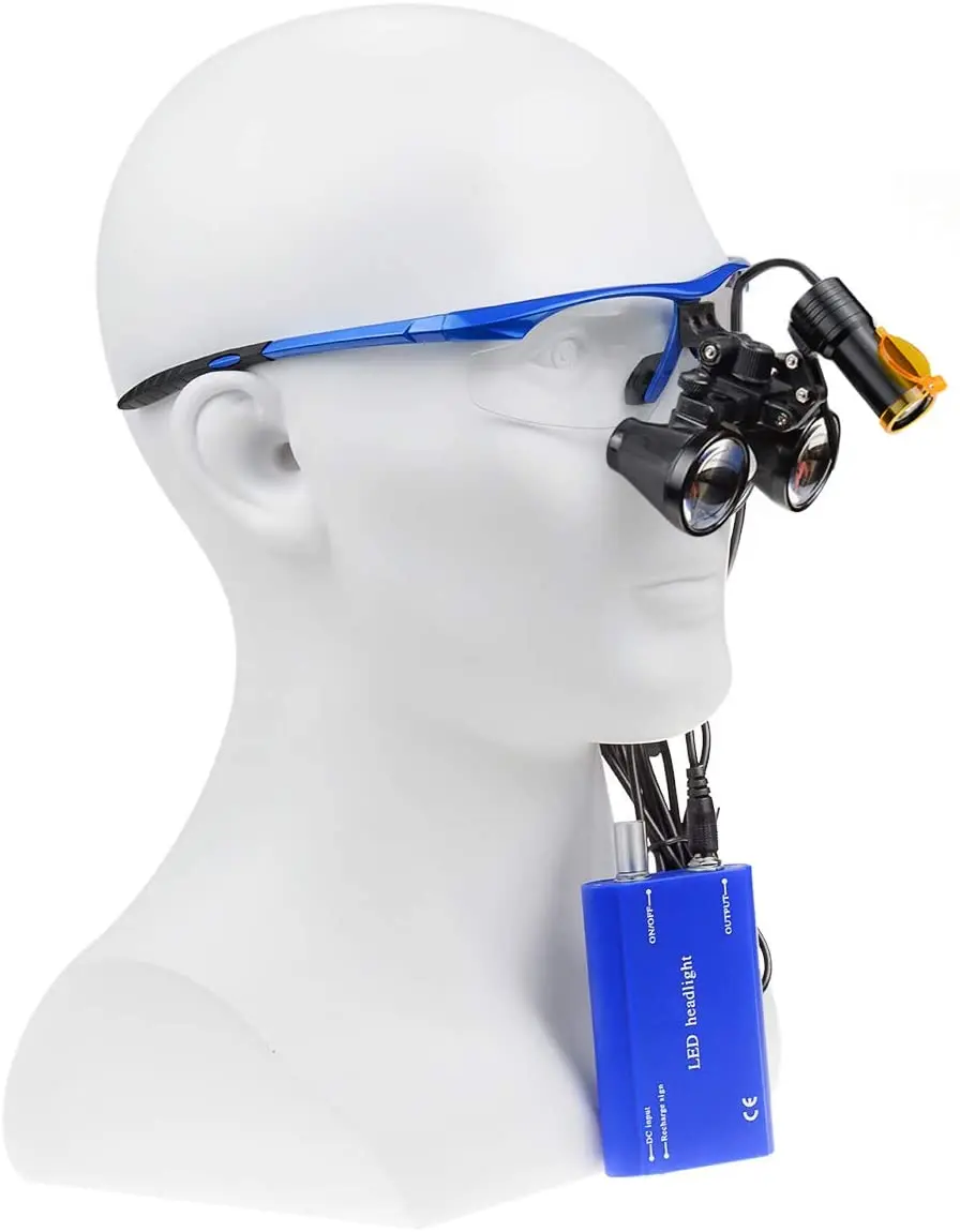 3.5x Binnocular Magnifying 5w Surgical Light Dentist tools Dentistry Brightness Spot Ajustable Dental Loupes Surgery Headlamp
3.5x Binnocular Magnifying 5w Surgical Light Dentist tools Dentistry Brightness Spot Ajustable Dental Loupes Surgery Headlamp