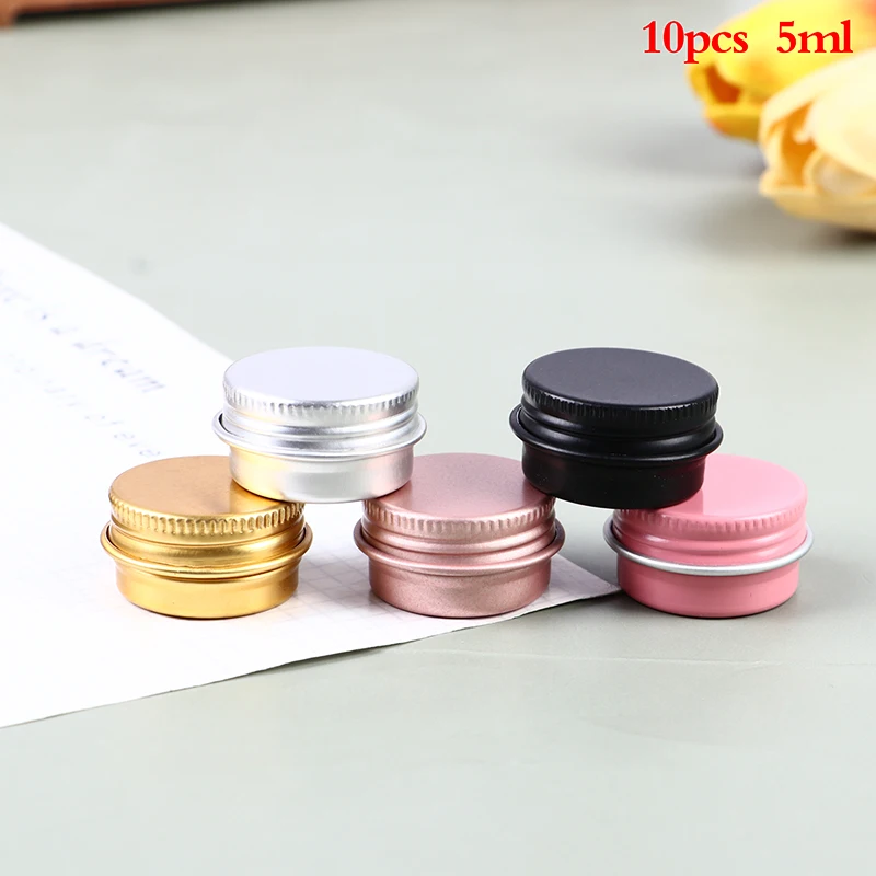 10Pcs 5ml Empty Aluminum Jar Refillable Cosmetic Bottle Ointment Cream Sample
10Pcs 5ml Empty Aluminum Jar Refillable Cosmetic Bottle Ointment Cream Sample