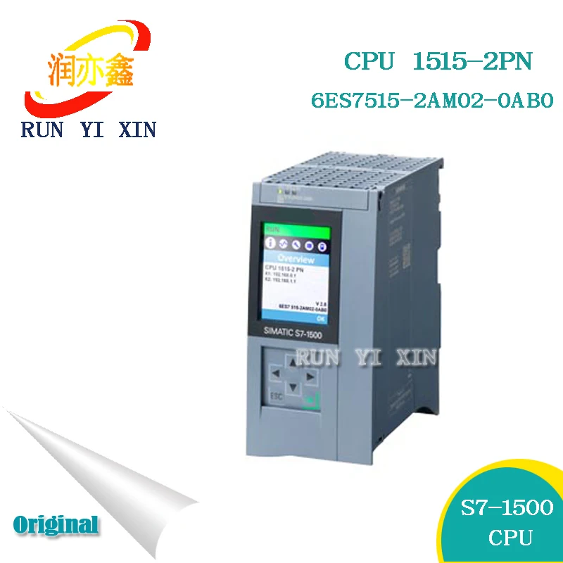 New and original S7-1500 CPU 1513-1 PN 6ES7513-1AL02-0AB0 1515-2 PN 6ES7515-2AM02-0AB0 6ES7515-2AN03-0AB0
New and original S7-1500 CPU 1513-1 PN 6ES7513-1AL02-0AB0 1515-2 PN 6ES7515-2AM02-0AB0 6ES7515-2AN03-0AB0