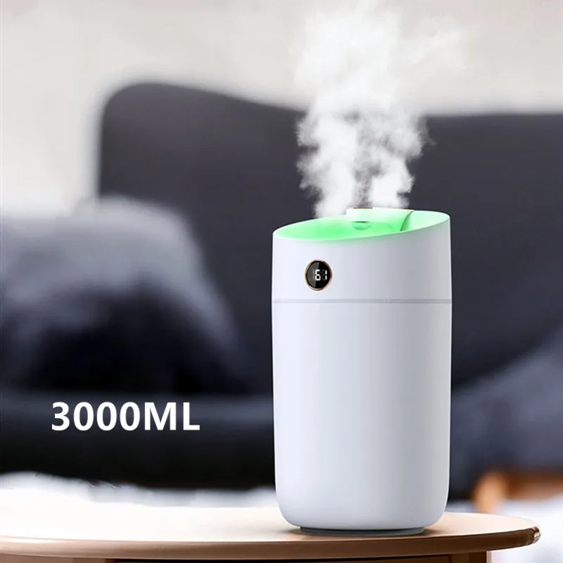 3000Ml Air Humidifier Large Capacity Air Diffuser Atomizer Ultrasonic Aroma Diffuser Cool Mist Maker Air Humificador Purifier
3000Ml Air Humidifier Large Capacity Air Diffuser Atomizer Ultrasonic Aroma Diffuser Cool Mist Maker Air Humificador Purifier