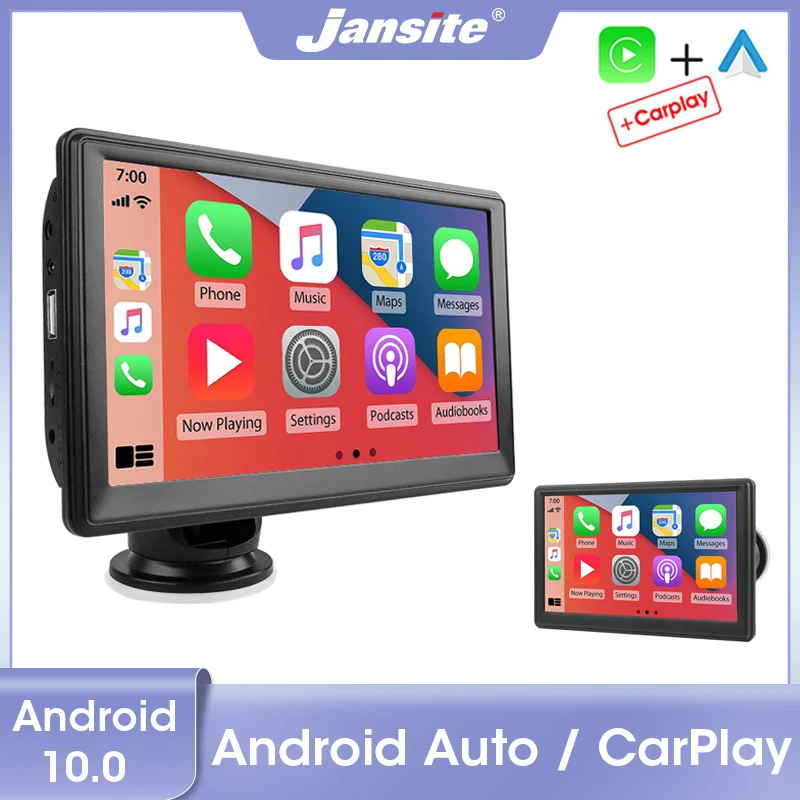 Универсальный автомобильный радиоприемник Jansite, мультимедийный плеер на Android 10,0, с 7 "экраном, без проводов, для Apple Carplay и Android
Универсальный автомобильный радиоприемник Jansite, мультимедийный плеер на Android 10,0, с 7 "экраном, без проводов, для Apple Carplay и Android