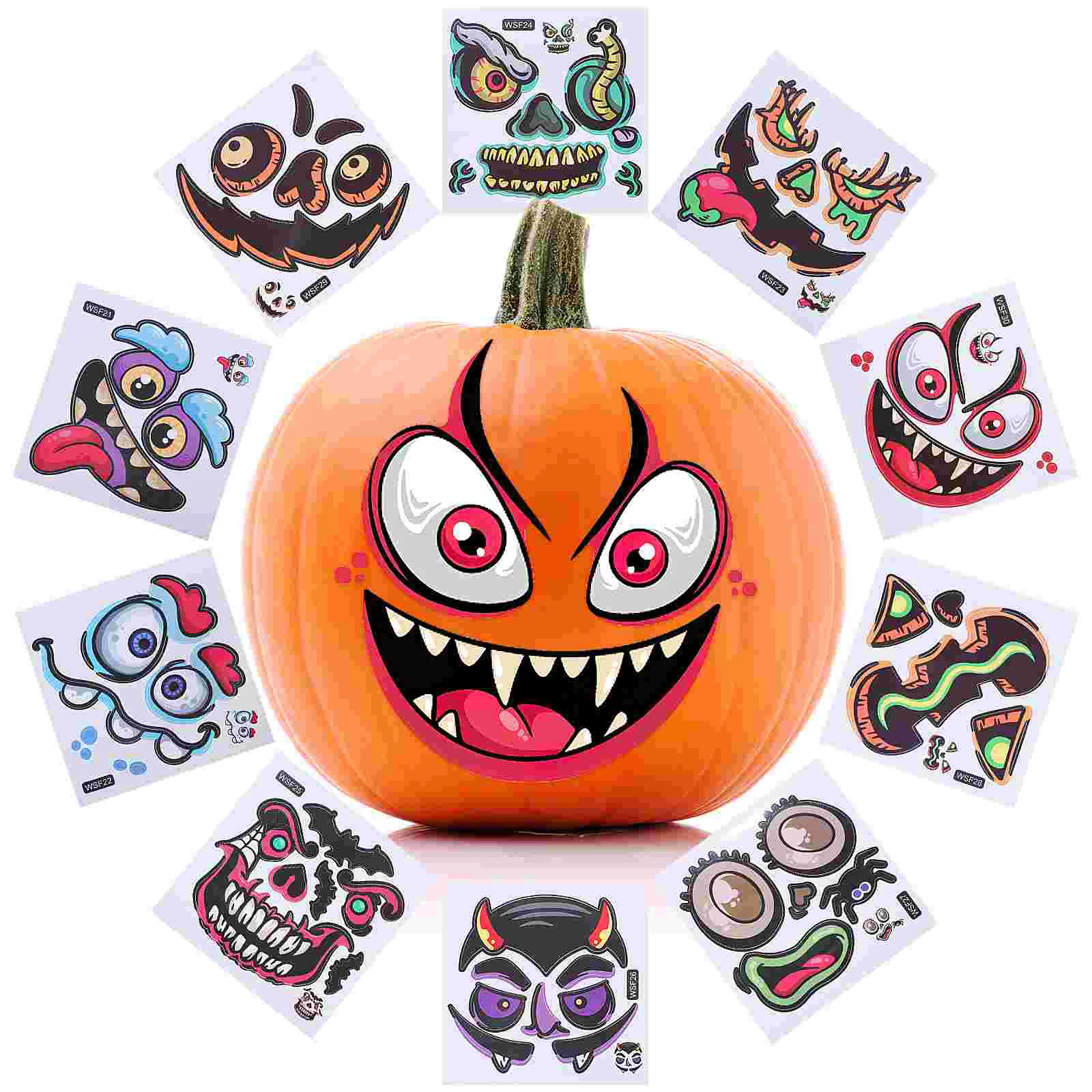 10 Pcs Car Stickers Halloween Supplies Decorations Pumpkin Bedroom Wall Decals Paper Expression Facial
10 Pcs Car Stickers Halloween Supplies Decorations Pumpkin Bedroom Wall Decals Paper Expression Facial