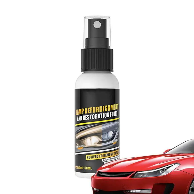 

50ml Long-Lasting Car Headlight Polishing Agent Scratch Remover Repair Renewal Headlight Restoration Kit Auto Accessories