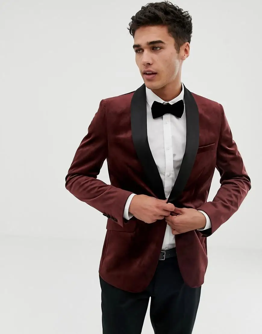 Men's Suit Velvet Fashion Business Single Button Suit Banquet Social Groomsmen Coat Jacket
Men's Suit Velvet Fashion Business Single Button Suit Banquet Social Groomsmen Coat Jacket