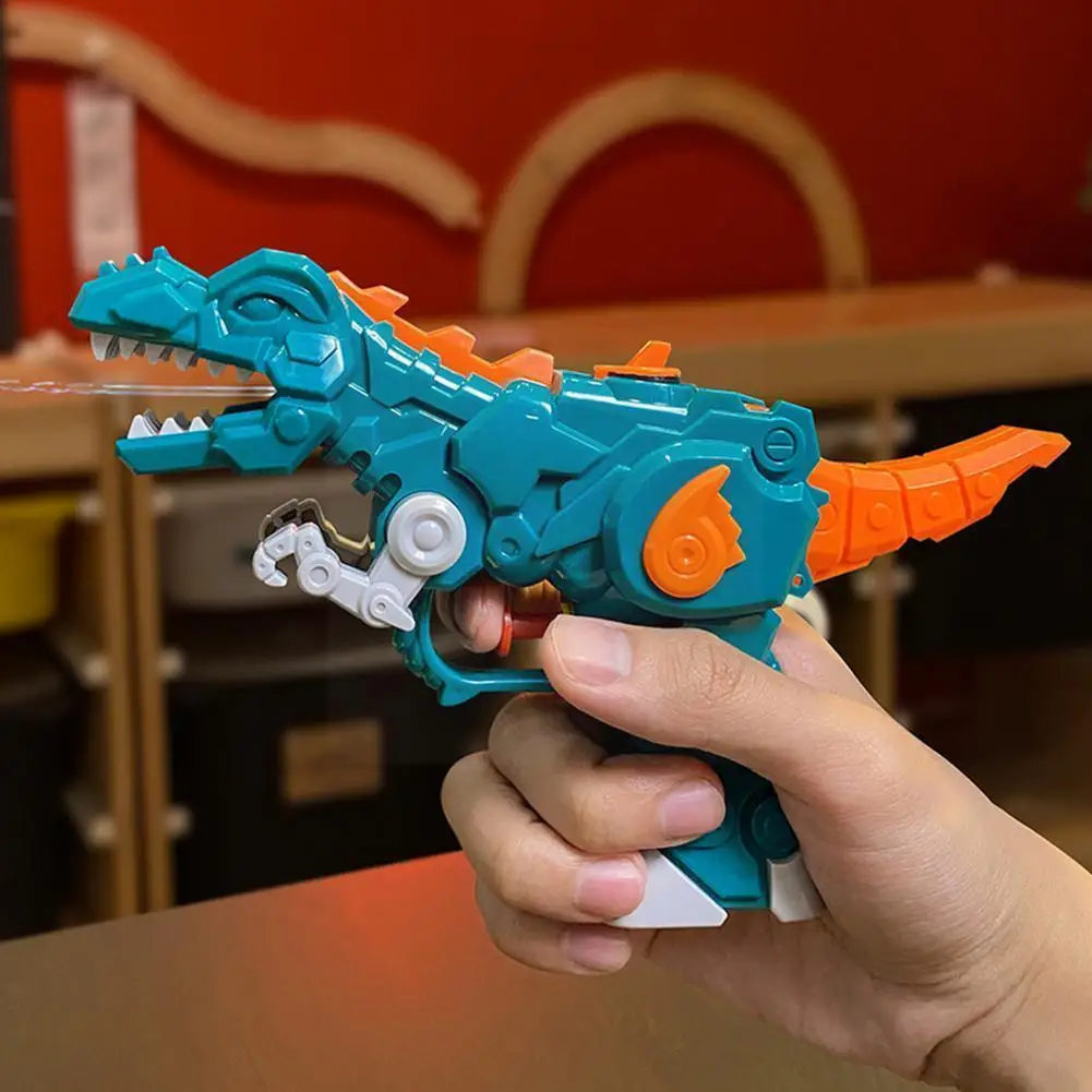 Игрушечный водяной пистолет-динозавр J1L8, милый динозавр для детей, деформационный водяной пистолет для пляжа, летнего сезона
Игрушечный водяной пистолет-динозавр J1L8, милый динозавр для детей, деформационный водяной пистолет для пляжа, летнего сезона